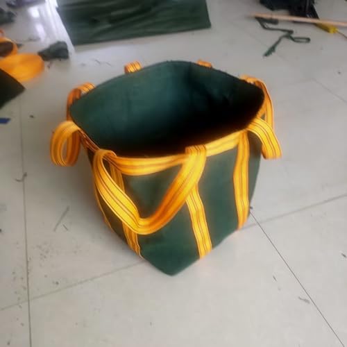 Polyester-Frachthebesack - Tonnensäcke, reißfester, stark belastbarer Sicherheitssack für Docks(100X100X100CM/Load 2t) von ZQXYXFUS