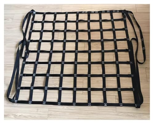Polyester Ladungshebenetze - Reißfeste Hebenetzgurte, flache Polyester Schlingennetze, Hängenetze für Schiffsbe und entladedocks, Materialtransportbänder(1.5 X 1.5M/Mesh 10cm/Load 500kg) von ZQXYXFUS