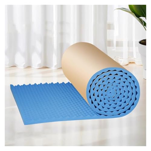 Schalldämmung Schallschutzschaum Schalldämmungs Schallschutzschaums, 2 cm Dicke Selbstklebende Studio-Sound-Akustikmatte, Feuerfeste Geräuschunterdrückung Schalldämmung Baumwolle(Blue,5M) von ZQXYXFUS