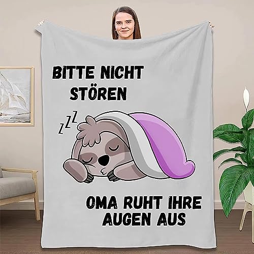 ZQYMM Geschenke für Oma, Lustige Faultier Decke Oma Geschenk, Oma Geschenk Geburtstag, Weihnachten Geburtstagsgeschenk für Oma, Flauschige Kuscheldecke Beste Großmutter Geschenkidee ZQYMM Geschenke für Oma, Lustige Faultier Decke Oma Geschenk, Oma Geschenk Geburtstag, Weihnachten Geburtstagsgeschenk für Oma, Flauschige Kuscheldecke Beste Großmutter Geschenkidee von ZQYMM