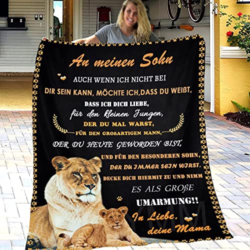 ZQYMM Personalisierte Decke An Meine Sohn von Mama, Mutter für Sohn kuscheldecke flauschig Geschenke, Luftpost Decke Positiv Ermutigen Sie Ihre Sohn,Geschenke Für Geburtstag ZQYMM Personalisierte Decke An Meine Sohn von Mama, Mutter für Sohn kuscheldecke flauschig Geschenke, Luftpost Decke Positiv Ermutigen Sie Ihre Sohn,Geschenke Für Geburtstag von ZQYMM