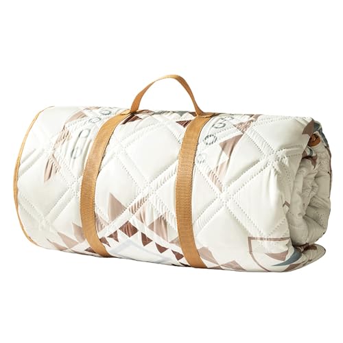 ZQYMM Picknickdecken für draußen, große Campingdecken, wasserdicht, maschinenwaschbar, für unterwegs (Warme Sandfarbe, 150X200CM) von ZQYMM