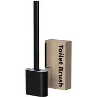 Flex-Silikon-Toilettenbürste mit Halter, Tiefenreinigungs-Toilettenbürste mit rutschfestem Kunststoffgriff, faltbarer Schüsselkopf zum Reinigen der Flex-Silikon-Toilettenbürste mit Halter, Tiefenreinigungs-Toilettenbürste mit rutschfestem Kunststoffgriff, faltbarer Schüsselkopf zum Reinigen der von ZQYRLAR