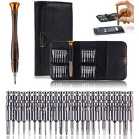 Zqyrlar - Mini-Präzisionsschraubendreher, 25-in-1 Präzisions-Schraubendreher-Set, Reparaturwerkzeuge, Schraubendreher-Werkzeug-Set, Ledertasche für Zqyrlar - Mini-Präzisionsschraubendreher, 25-in-1 Präzisions-Schraubendreher-Set, Reparaturwerkzeuge, Schraubendreher-Werkzeug-Set, Ledertasche für von ZQYRLAR