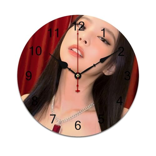 ZRCLXLVU Flüsterleise, rahmenlose Wanduhr von Jennie aus PVC, mit minimalistischem Stil und leicht aufzuhängender Leichtbauweise für jeden Raum. von ZRCLXLVU