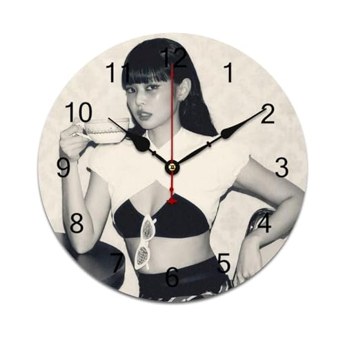 ZRCLXLVU Jennie Flüsterleise PVC-Uhr mit minimalistischem Design und rahmenloser Struktur, leicht und perfekt für Schlafzimmer, Wohnzimmer oder Arbeitszimmer. ZRCLXLVU Jennie Flüsterleise PVC-Uhr mit minimalistischem Design und rahmenloser Struktur, leicht und perfekt für Schlafzimmer, Wohnzimmer oder Arbeitszimmer. von ZRCLXLVU