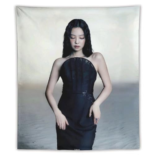 ZRCLXLVU Jennie Polyester-Wandteppich mit Wohnheim, Blumen-Thema und Raumdekoration ZRCLXLVU Jennie Polyester-Wandteppich mit Wohnheim, Blumen-Thema und Raumdekoration von ZRCLXLVU