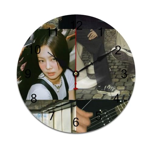 ZRCLXLVU Jennie Rahmenlose PVC-Uhr mit geräuschlosem Sekundenzeiger und sauberem, minimalistischem Stil, geeignet für Schlafzimmer, Esszimmer oder Arbeitsbereiche. ZRCLXLVU Jennie Rahmenlose PVC-Uhr mit geräuschlosem Sekundenzeiger und sauberem, minimalistischem Stil, geeignet für Schlafzimmer, Esszimmer oder Arbeitsbereiche. von ZRCLXLVU