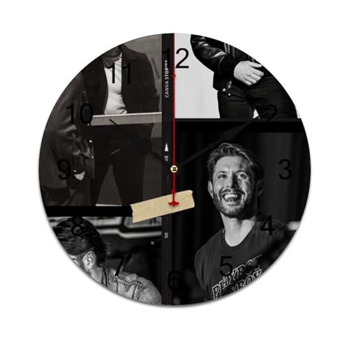 ZRCLXLVU Jensen ackles Leichte und leise PVC-Wanduhr mit minimalistischem Design und rahmenloser Konstruktion, geeignet für Schlafzimmer, Esszimmer oder Arbeitszimmer. ZRCLXLVU Jensen ackles Leichte und leise PVC-Wanduhr mit minimalistischem Design und rahmenloser Konstruktion, geeignet für Schlafzimmer, Esszimmer oder Arbeitszimmer. von ZRCLXLVU