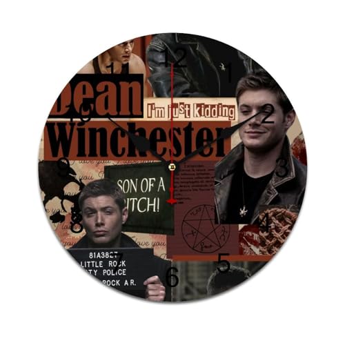 ZRCLXLVU Jensen ackles leichte PVC-Uhr mit flüsterleisem Betrieb und minimalistischem rahmenlosem Stil, ideal für Schlafzimmer, Büros oder Wohnräume. ZRCLXLVU Jensen ackles leichte PVC-Uhr mit flüsterleisem Betrieb und minimalistischem rahmenlosem Stil, ideal für Schlafzimmer, Büros oder Wohnräume. von ZRCLXLVU