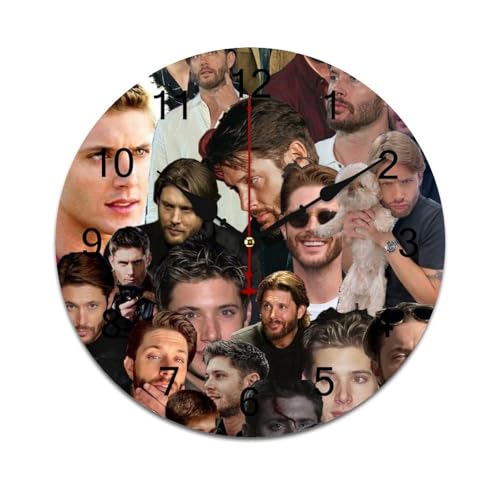 ZRCLXLVU Jensen ackles minimalistische PVC-Uhr mit flüsterleisen Sweep-Sekunden und rahmenlosem Design, ideal für Schlafzimmer, Büros oder kreative Wandprojekte. ZRCLXLVU Jensen ackles minimalistische PVC-Uhr mit flüsterleisen Sweep-Sekunden und rahmenlosem Design, ideal für Schlafzimmer, Büros oder kreative Wandprojekte. von ZRCLXLVU