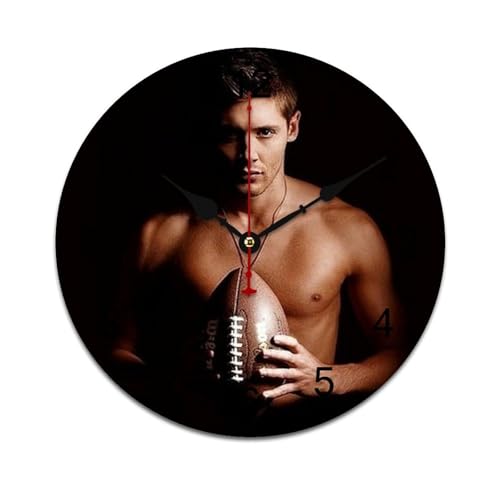 ZRCLXLVU Jensen ackles minimalistische Uhr aus strapazierfähigem PVC, mit geräuschlosen Sekunden und rahmenlosem Stil für stilvolle Dekoration zu Hause oder im Büro. ZRCLXLVU Jensen ackles minimalistische Uhr aus strapazierfähigem PVC, mit geräuschlosen Sekunden und rahmenlosem Stil für stilvolle Dekoration zu Hause oder im Büro. von ZRCLXLVU