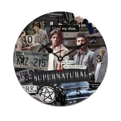 ZRCLXLVU Jensen ackles umweltfreundliche PVC-Uhr mit flüsterleisem Betrieb und minimalistischem rahmenlosem Stil, ideal für Schlafzimmer, Büros oder Wohnbereiche. ZRCLXLVU Jensen ackles umweltfreundliche PVC-Uhr mit flüsterleisem Betrieb und minimalistischem rahmenlosem Stil, ideal für Schlafzimmer, Büros oder Wohnbereiche. von ZRCLXLVU