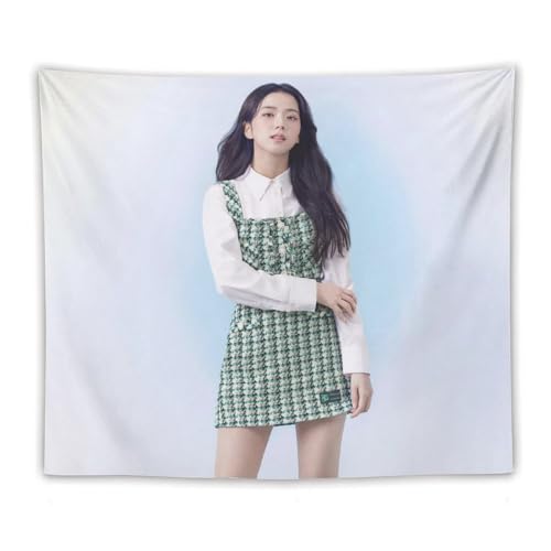 ZRCLXLVU Jisoo Dekorativer Wandteppich für Wohnheim, Blumen-Thema und Raumdekoration von ZRCLXLVU