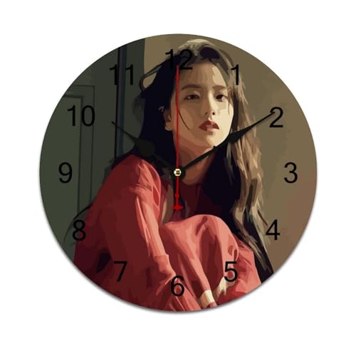 ZRCLXLVU Jisoo Diese leise Sweep-PVC-Uhr kombiniert minimalistische Ästhetik mit rahmenloser Konstruktion und langlebigen Materialien, perfekt für jeden Raum. ZRCLXLVU Jisoo Diese leise Sweep-PVC-Uhr kombiniert minimalistische Ästhetik mit rahmenloser Konstruktion und langlebigen Materialien, perfekt für jeden Raum. von ZRCLXLVU