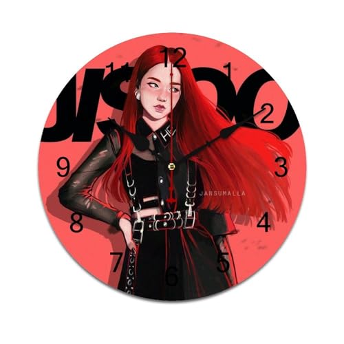 ZRCLXLVU Jisoo Minimalistische PVC-Uhr mit geräuschlosem Sweep-Mechanismus und rahmenlosem Stil, geeignet für Schlafzimmer, Wohnzimmer oder professionelle Büros. ZRCLXLVU Jisoo Minimalistische PVC-Uhr mit geräuschlosem Sweep-Mechanismus und rahmenlosem Stil, geeignet für Schlafzimmer, Wohnzimmer oder professionelle Büros. von ZRCLXLVU