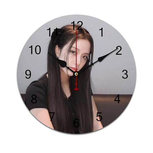 ZRCLXLVU Jisoo Rahmenlose, minimalistische PVC-Uhr mit flüsterleiser Sekunde und leichter Bauweise, ideal für Schlafzimmer, Büros oder Arbeitsbereiche. ZRCLXLVU Jisoo Rahmenlose, minimalistische PVC-Uhr mit flüsterleiser Sekunde und leichter Bauweise, ideal für Schlafzimmer, Büros oder Arbeitsbereiche. von ZRCLXLVU