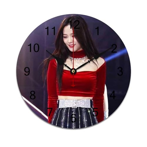 ZRCLXLVU Jisoo Rahmenlose PVC-Uhr mit geräuschlosem Sekundenzeiger und sauberem, minimalistischem Stil, geeignet für Schlafzimmer, Esszimmer oder Arbeitsbereiche. ZRCLXLVU Jisoo Rahmenlose PVC-Uhr mit geräuschlosem Sekundenzeiger und sauberem, minimalistischem Stil, geeignet für Schlafzimmer, Esszimmer oder Arbeitsbereiche. von ZRCLXLVU
