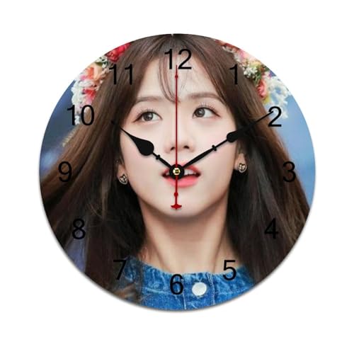 ZRCLXLVU Jisoo Silent Sweeping PVC-Uhr mit leichtem Design und minimalistischem rahmenlosem Stil, geeignet für Schlafzimmer, Klassenzimmer oder Esszimmer. ZRCLXLVU Jisoo Silent Sweeping PVC-Uhr mit leichtem Design und minimalistischem rahmenlosem Stil, geeignet für Schlafzimmer, Klassenzimmer oder Esszimmer. von ZRCLXLVU