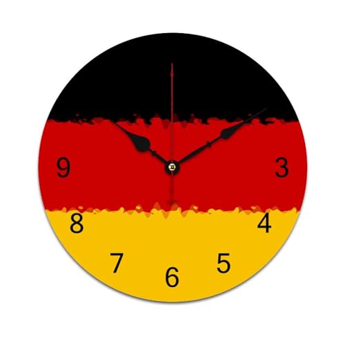 ZRCLXLVU Leichte PVC-Uhr von Deutschland mit geräuschlosen Sweep-Sekunden und minimalistischer rahmenloser Ästhetik, geeignet für Schlafzimmer, Büros oder Arbeitsbereiche. ZRCLXLVU Leichte PVC-Uhr von Deutschland mit geräuschlosen Sweep-Sekunden und minimalistischer rahmenloser Ästhetik, geeignet für Schlafzimmer, Büros oder Arbeitsbereiche. von ZRCLXLVU