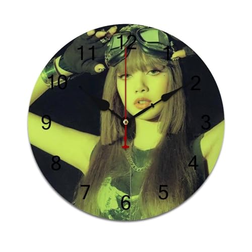 ZRCLXLVU Lisa Minimalistische rahmenlose Wanduhr aus strapazierfähigem PVC mit geräuschlosem Kehrmechanismus, ideal für Schlafzimmer, Esszimmer oder Bürodekoration. ZRCLXLVU Lisa Minimalistische rahmenlose Wanduhr aus strapazierfähigem PVC mit geräuschlosem Kehrmechanismus, ideal für Schlafzimmer, Esszimmer oder Bürodekoration. von ZRCLXLVU