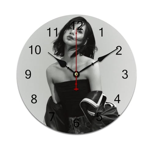 ZRCLXLVU Lisa Rahmenlose PVC-Uhr mit geräuschlosem Sekundenzeiger und minimalistischer Ästhetik, ideal für Schlafzimmer, Esszimmer oder professionelle Räume. ZRCLXLVU Lisa Rahmenlose PVC-Uhr mit geräuschlosem Sekundenzeiger und minimalistischer Ästhetik, ideal für Schlafzimmer, Esszimmer oder professionelle Räume. von ZRCLXLVU