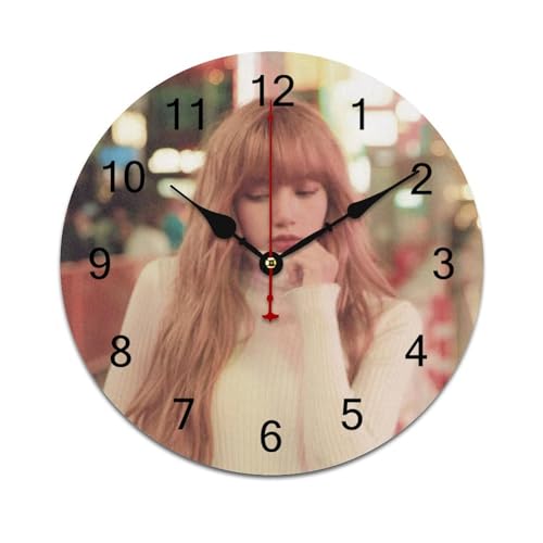 ZRCLXLVU Lisa Silent Sweep PVC-Wanduhr mit leichter Bauweise und minimalistischem rahmenlosem Design, ideal für Schlafzimmer, Wohnzimmer oder Arbeitszimmer. ZRCLXLVU Lisa Silent Sweep PVC-Wanduhr mit leichter Bauweise und minimalistischem rahmenlosem Design, ideal für Schlafzimmer, Wohnzimmer oder Arbeitszimmer. von ZRCLXLVU
