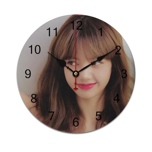 ZRCLXLVU Lisa Silent Sweep PVC-Wanduhr mit rahmenlosem minimalistischem Stil und leichter Konstruktion, perfekt für Schlafzimmer, Wohnzimmer oder Büros. ZRCLXLVU Lisa Silent Sweep PVC-Wanduhr mit rahmenlosem minimalistischem Stil und leichter Konstruktion, perfekt für Schlafzimmer, Wohnzimmer oder Büros. von ZRCLXLVU