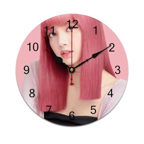 ZRCLXLVU Lisa leichte, minimalistische Uhr mit robustem PVC, leisem Betrieb und rahmenlosem Design, ideal, um jedem Wohnraum Stil zu verleihen. ZRCLXLVU Lisa leichte, minimalistische Uhr mit robustem PVC, leisem Betrieb und rahmenlosem Design, ideal, um jedem Wohnraum Stil zu verleihen. von ZRCLXLVU