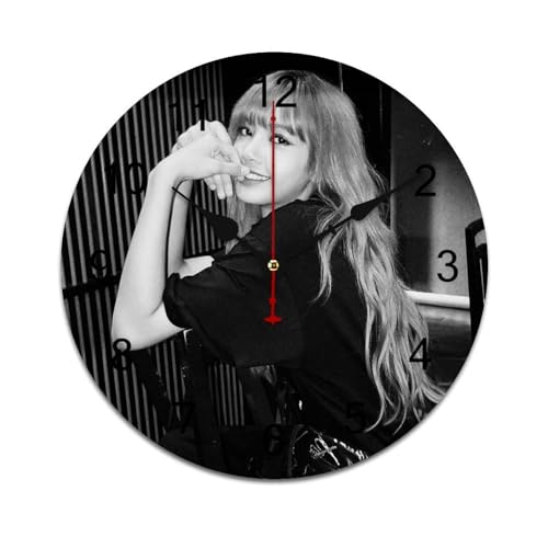 ZRCLXLVU Lisa leise geschwungene PVC-Uhr mit leichter Konstruktion und minimalistischem Design, perfekt für Schlafzimmer, Esszimmer oder Bürowände. ZRCLXLVU Lisa leise geschwungene PVC-Uhr mit leichter Konstruktion und minimalistischem Design, perfekt für Schlafzimmer, Esszimmer oder Bürowände. von ZRCLXLVU