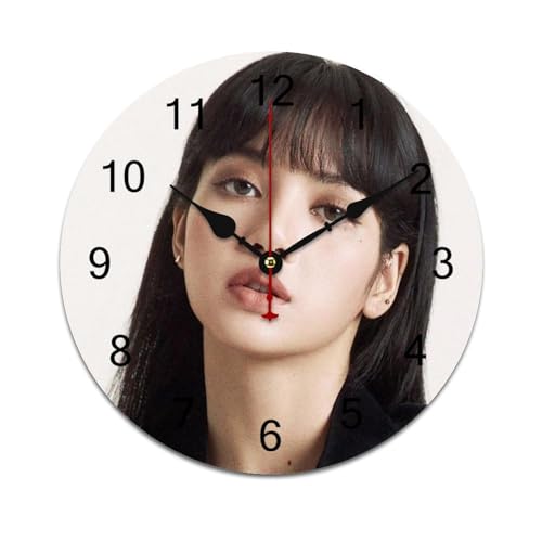 ZRCLXLVU Lisa minimalistische PVC-Uhr mit flüsterleiser Sweep-Sekunde und rahmenlosem Design, ideal für Schlafzimmer, Büros oder kreative Wandprojekte. ZRCLXLVU Lisa minimalistische PVC-Uhr mit flüsterleiser Sweep-Sekunde und rahmenlosem Design, ideal für Schlafzimmer, Büros oder kreative Wandprojekte. von ZRCLXLVU