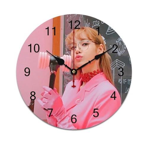 ZRCLXLVU Lisa rahmenlose, minimalistische Wanduhr aus strapazierfähigem PVC, mit geräuschlosem Betrieb und einem sauberen Design, geeignet für Wohn- oder Arbeitsbereiche. ZRCLXLVU Lisa rahmenlose, minimalistische Wanduhr aus strapazierfähigem PVC, mit geräuschlosem Betrieb und einem sauberen Design, geeignet für Wohn- oder Arbeitsbereiche. von ZRCLXLVU