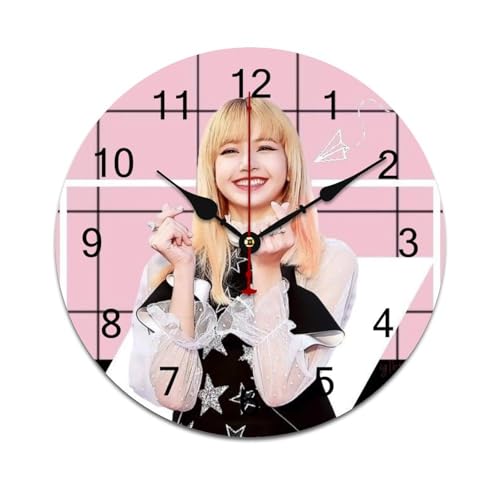 ZRCLXLVU Lisa rahmenlose minimalistische Uhr mit flüsterleisen Sweep-Sekunden, leichte PVC-Konstruktion, perfekt für stilvolle Wanddekoration zu Hause oder im Büro. ZRCLXLVU Lisa rahmenlose minimalistische Uhr mit flüsterleisen Sweep-Sekunden, leichte PVC-Konstruktion, perfekt für stilvolle Wanddekoration zu Hause oder im Büro. von ZRCLXLVU