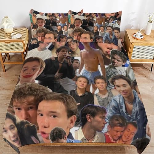 ZRCLXLVU Marcus Martinus Bettwäsche-Set, sanfte Haptik, einfache Pflege, maschinenwaschbar, weiche Schichten, Schlafzimmer-Ergänzung ZRCLXLVU Marcus Martinus Bettwäsche-Set, sanfte Haptik, einfache Pflege, maschinenwaschbar, weiche Schichten, Schlafzimmer-Ergänzung von ZRCLXLVU