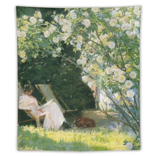 ZRCLXLVU Monet Gemälde Raumdekoration Wandteppich mit Schlafzimmer, Tigermotiv und Innenakzent ZRCLXLVU Monet Gemälde Raumdekoration Wandteppich mit Schlafzimmer, Tigermotiv und Innenakzent von ZRCLXLVU