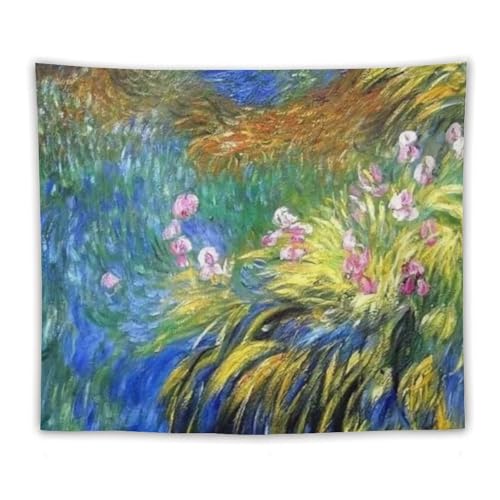 ZRCLXLVU Monet Painting Boho Tapisserie Design auf Balkon, Baum Thema und Raumdekoration ZRCLXLVU Monet Painting Boho Tapisserie Design auf Balkon, Baum Thema und Raumdekoration von ZRCLXLVU