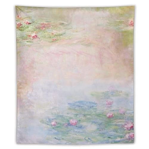 ZRCLXLVU Monet Painting Polyester-Wandteppich mit Studio, Sonnenuntergang-Thema und Raumdekoration ZRCLXLVU Monet Painting Polyester-Wandteppich mit Studio, Sonnenuntergang-Thema und Raumdekoration von ZRCLXLVU