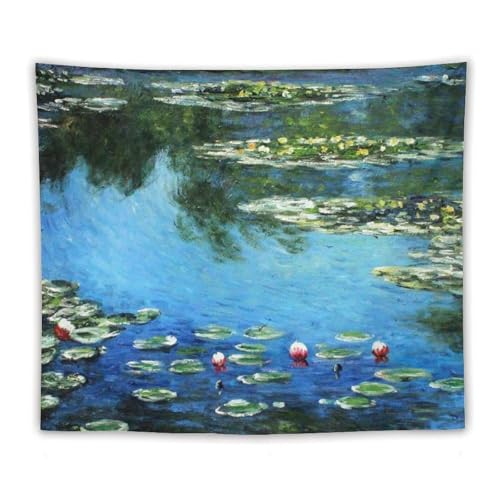 ZRCLXLVU Monet Painting Stoff-Wandkunst mit Flur, Blumen-Motiv und einfacher Installation ZRCLXLVU Monet Painting Stoff-Wandkunst mit Flur, Blumen-Motiv und einfacher Installation von ZRCLXLVU