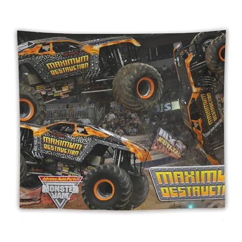 ZRCLXLVU Monster-Truck-Raumdekorations-Wandteppich mit Lounge, Galaxie-Thema und weichem Material ZRCLXLVU Monster-Truck-Raumdekorations-Wandteppich mit Lounge, Galaxie-Thema und weichem Material von ZRCLXLVU
