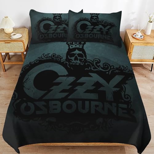 ZRCLXLVU Ozzy Osbourne Bettwäsche-Set, weiche Haptik, bequeme Passform, einfacher Reißverschluss, maschinenwaschbar, Bettbezug-Sets Option ZRCLXLVU Ozzy Osbourne Bettwäsche-Set, weiche Haptik, bequeme Passform, einfacher Reißverschluss, maschinenwaschbar, Bettbezug-Sets Option von ZRCLXLVU