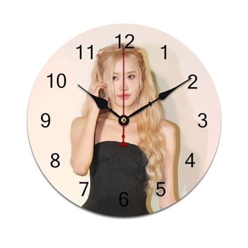 ZRCLXLVU ROSÉ Minimalistische PVC-Uhr mit flüsterleiser Schleichsekunde und rahmenloser Konstruktion, ideal für Schlafzimmer, Esszimmer oder Bürowände. ZRCLXLVU ROSÉ Minimalistische PVC-Uhr mit flüsterleiser Schleichsekunde und rahmenloser Konstruktion, ideal für Schlafzimmer, Esszimmer oder Bürowände. von ZRCLXLVU