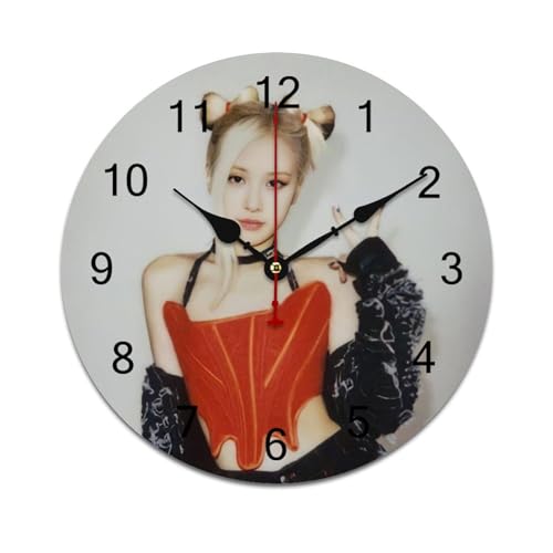 ZRCLXLVU ROSÉ Minimalistische PVC-Uhr mit flüsterleiser Sweep-Sekunde und rahmenlosem Stil, perfekt für Schlafzimmer, Küche oder professionelle Arbeitsbereiche. ZRCLXLVU ROSÉ Minimalistische PVC-Uhr mit flüsterleiser Sweep-Sekunde und rahmenlosem Stil, perfekt für Schlafzimmer, Küche oder professionelle Arbeitsbereiche. von ZRCLXLVU