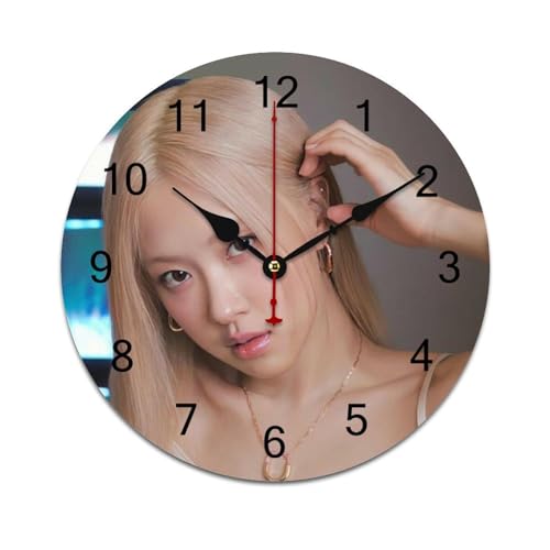ZRCLXLVU ROSÉ Silent Sweep PVC-Uhr aus strapazierfähigem PVC mit sauberem, minimalistischem Stil und rahmenlosem Design, ideal für Schlafzimmer oder Bürowände. ZRCLXLVU ROSÉ Silent Sweep PVC-Uhr aus strapazierfähigem PVC mit sauberem, minimalistischem Stil und rahmenlosem Design, ideal für Schlafzimmer oder Bürowände. von ZRCLXLVU