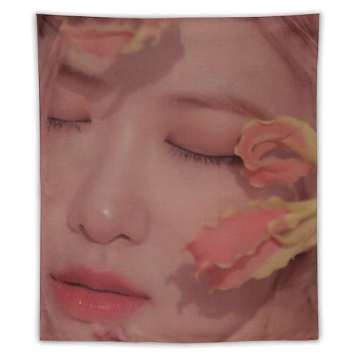 ZRCLXLVU ROSÉ Wanddekoration aus Stoff mit Blumenmotiv und einfacher Montage ZRCLXLVU ROSÉ Wanddekoration aus Stoff mit Blumenmotiv und einfacher Montage von ZRCLXLVU