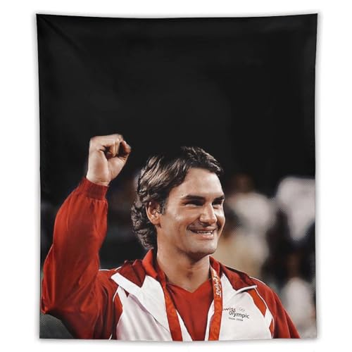 ZRCLXLVU Roger Federer Boho-Tapisserie-Design im Flur, Blumenmotiv und einfach anzubringen ZRCLXLVU Roger Federer Boho-Tapisserie-Design im Flur, Blumenmotiv und einfach anzubringen von ZRCLXLVU