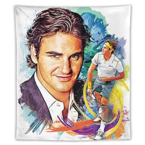 ZRCLXLVU Roger Federer Polyester-Wandteppich mit Lounge, Schmetterlings-Thema und Geschenkidee ZRCLXLVU Roger Federer Polyester-Wandteppich mit Lounge, Schmetterlings-Thema und Geschenkidee von ZRCLXLVU