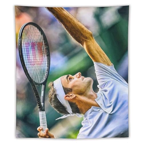 ZRCLXLVU Roger Federer künstlerischer Wandteppich, perfekt für Balkon, Baummotiv und Innenakzent ZRCLXLVU Roger Federer künstlerischer Wandteppich, perfekt für Balkon, Baummotiv und Innenakzent von ZRCLXLVU
