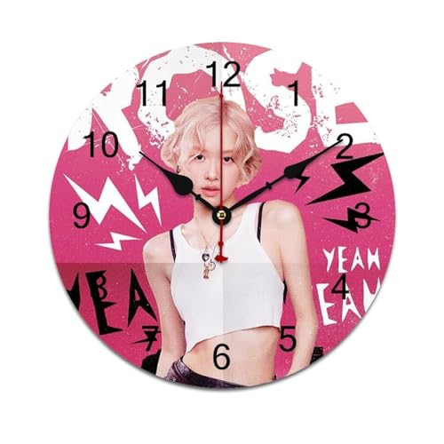 ZRCLXLVU Rosé Leichte und leise PVC-Uhr im minimalistischen rahmenlosen Stil, ideal für Schlafzimmer, Esszimmer oder Arbeitszimmer. ZRCLXLVU Rosé Leichte und leise PVC-Uhr im minimalistischen rahmenlosen Stil, ideal für Schlafzimmer, Esszimmer oder Arbeitszimmer. von ZRCLXLVU