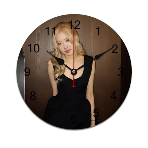 ZRCLXLVU Rosé leichte PVC-Uhr mit flüsterleisem Betrieb und minimalistischem rahmenlosem Stil, ideal für Schlafzimmer, Büros oder Wohnräume. ZRCLXLVU Rosé leichte PVC-Uhr mit flüsterleisem Betrieb und minimalistischem rahmenlosem Stil, ideal für Schlafzimmer, Büros oder Wohnräume. von ZRCLXLVU