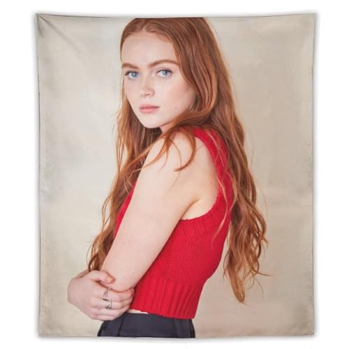 ZRCLXLVU Sadie Sink Boho Tapisserie Design im Büro, Bergmotiv und Raumdekor ZRCLXLVU Sadie Sink Boho Tapisserie Design im Büro, Bergmotiv und Raumdekor von ZRCLXLVU